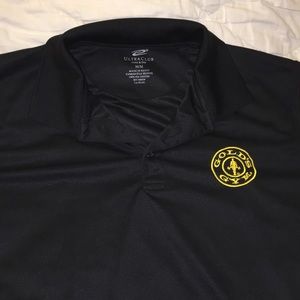 New Mens Black Golds Gym Cool Dry Polo 